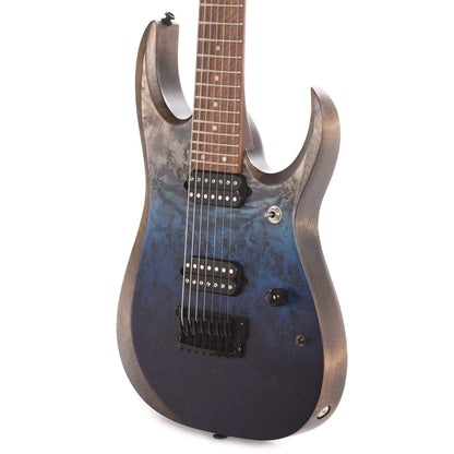 Ibanez RGD7521PB Standard 7-String Deep Seafloor Fade Flat Electric Guitars / Solid Body