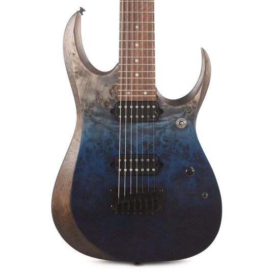 Ibanez RGD7521PB Standard 7-String Deep Seafloor Fade Flat Electric Guitars / Solid Body