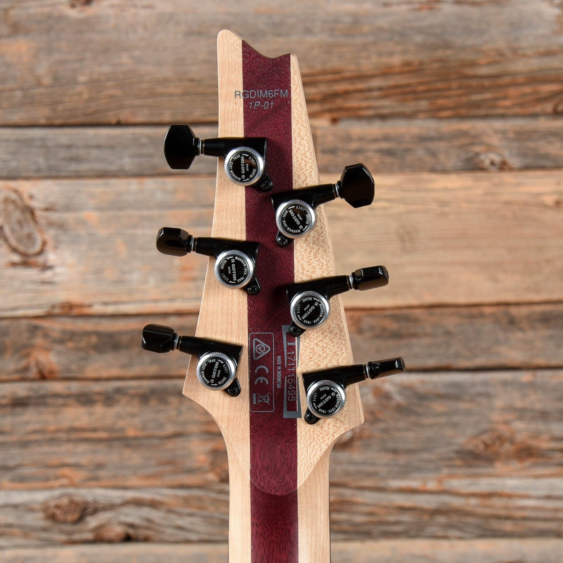 Ibanez RGDIM6FM Cerulean Blue Burst Flat 2017 Electric Guitars / Solid Body