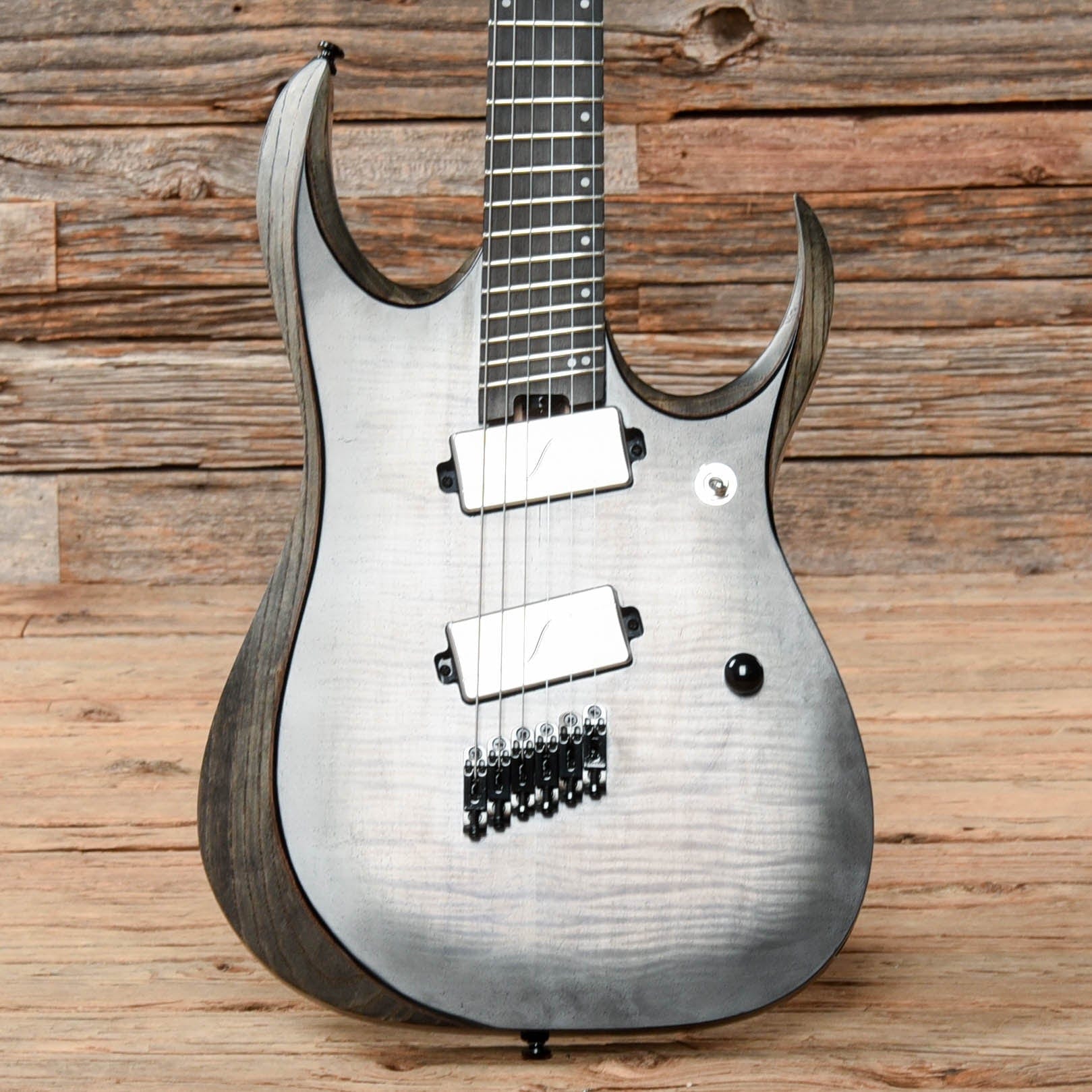 Ibanez RGDIM6FM Cerulean Blue Burst Flat 2017 – Chicago Music Exchange