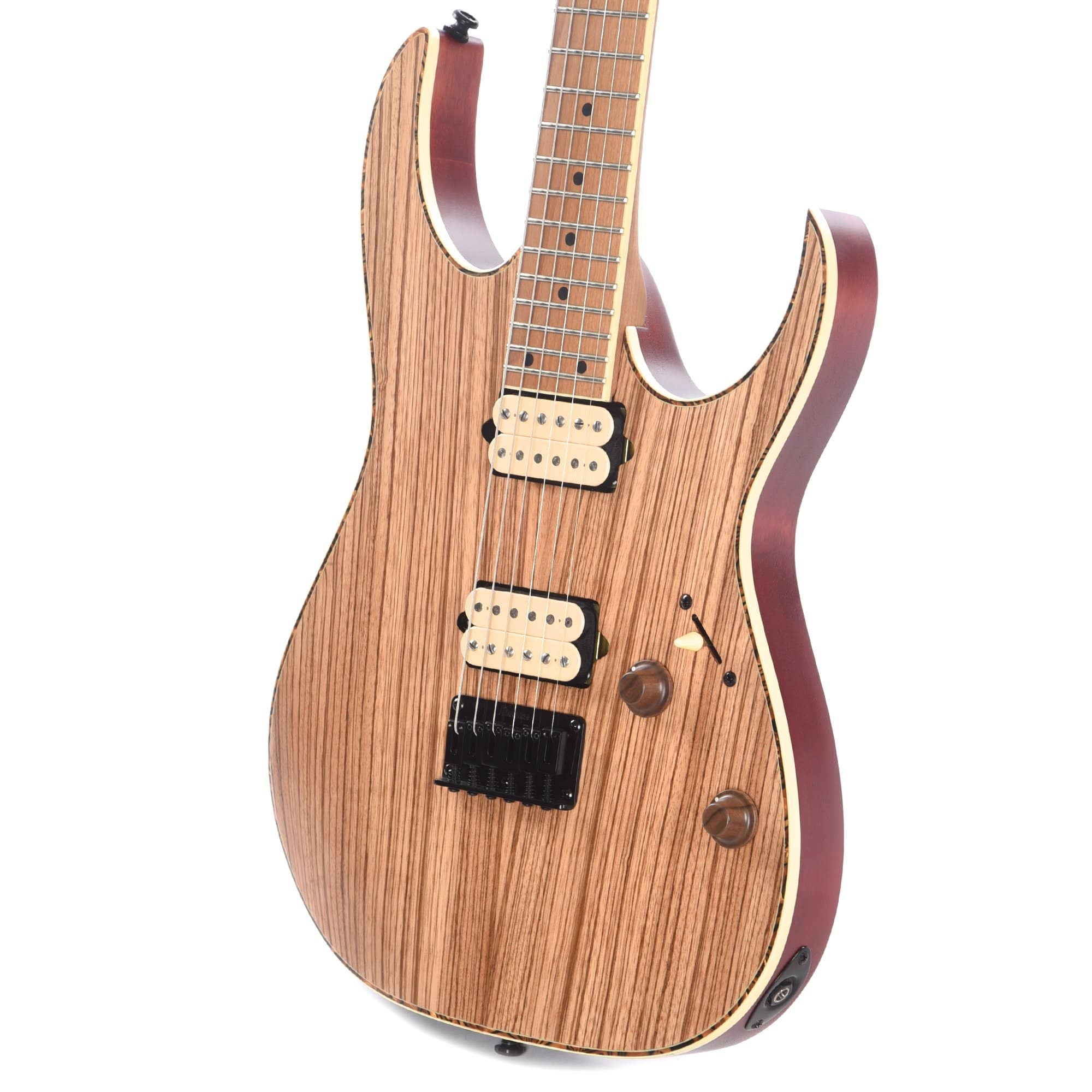 Ibanez RGEW521MZW RGEW Zebra Wood Natural Flat – Chicago Music