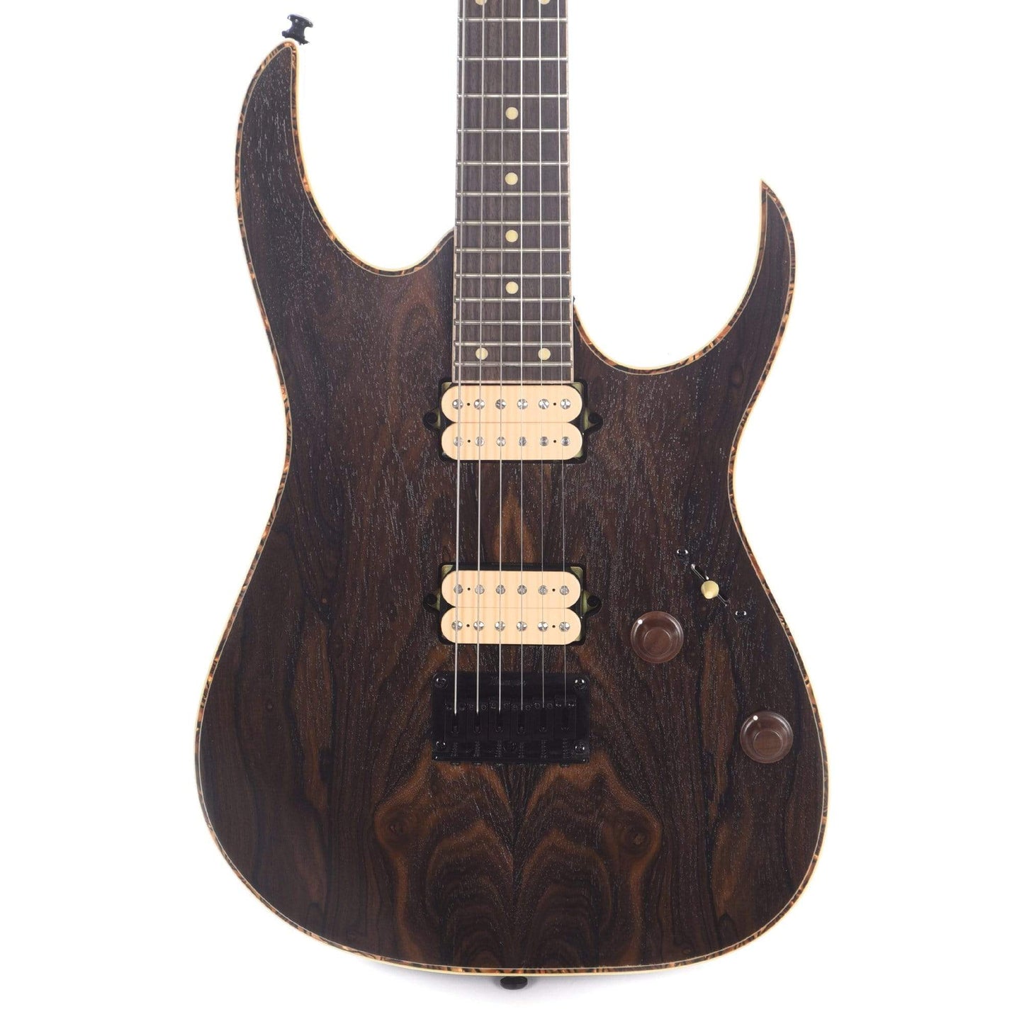 Ibanez RGEW521ZC Natural Flat Ziricote Top w/Dimarzio Pickups Electric Guitars / Solid Body