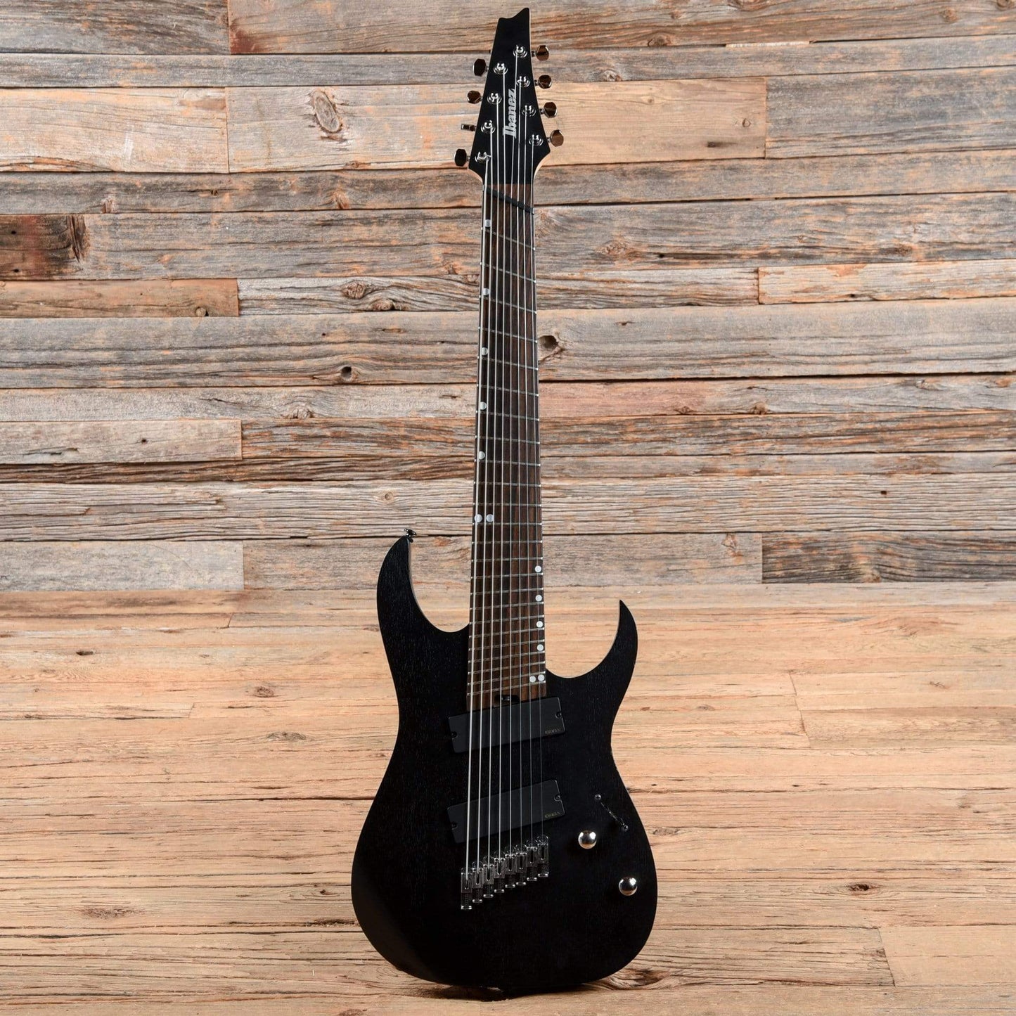Ibanez RGIM8MH-WK RG Iron Label Series HH Multi-Scale 8-String Weathered Black 2016 Electric Guitars / Solid Body