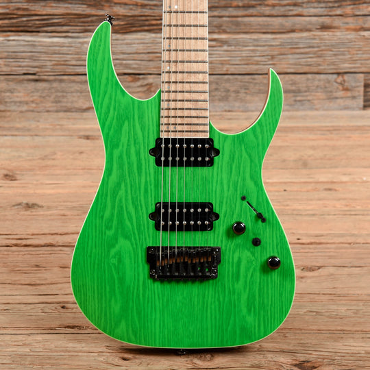 Ibanez RGR5227MFX Prestige Transparent Fluorescent Green 2019 Electric Guitars / Solid Body