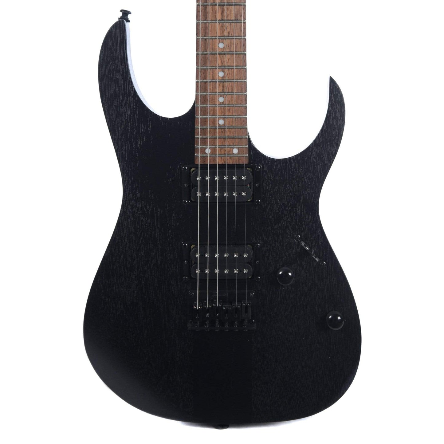 Ibanez RGRT421 RG Standard Weathered Black Bundle w/ Ibanez Molded Hardshell Case Electric Guitars / Solid Body