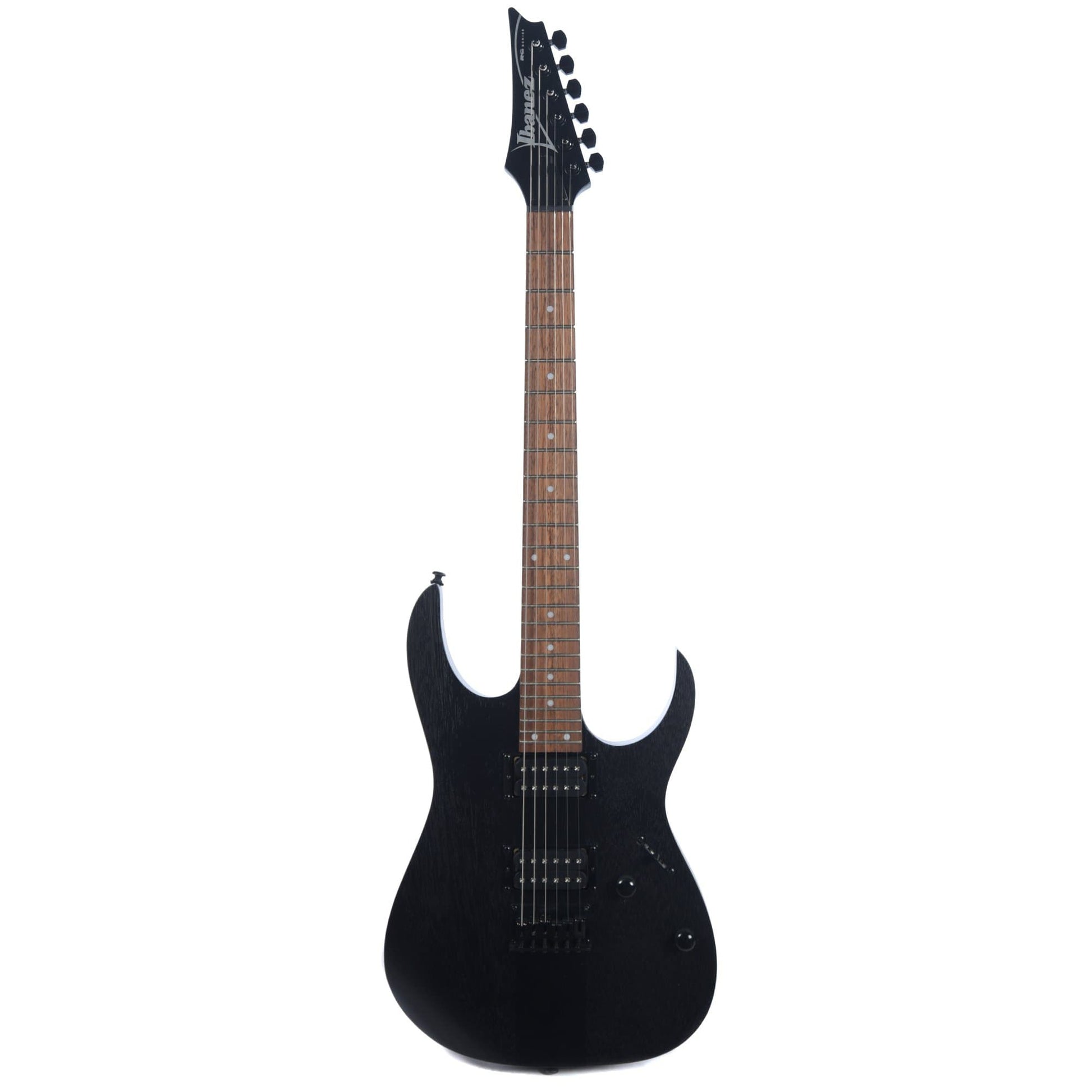 Ibanez RGRT421 RG Standard Weathered Black Bundle w/ Ibanez Molded Hardshell Case Electric Guitars / Solid Body