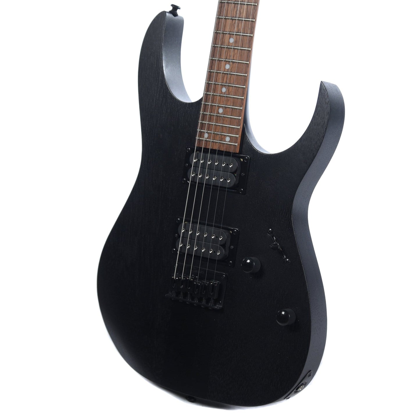 Ibanez RGRT421 RG Standard Weathered Black Bundle w/ Ibanez Molded Hardshell Case Electric Guitars / Solid Body