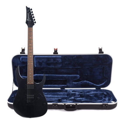 Ibanez RGRT421 RG Standard Weathered Black Bundle w/ Ibanez Molded Hardshell Case Electric Guitars / Solid Body