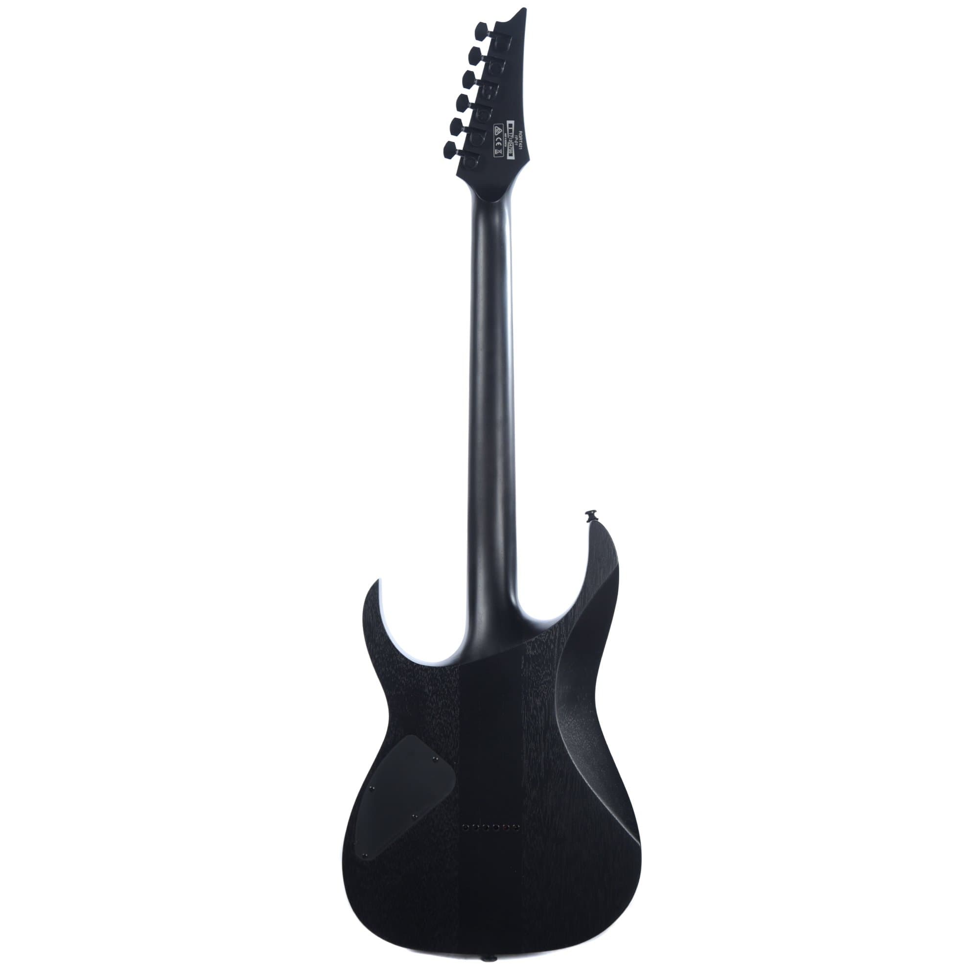 Ibanez RGRT421 RG Standard Weathered Black Bundle w/ Ibanez Molded Hardshell Case Electric Guitars / Solid Body