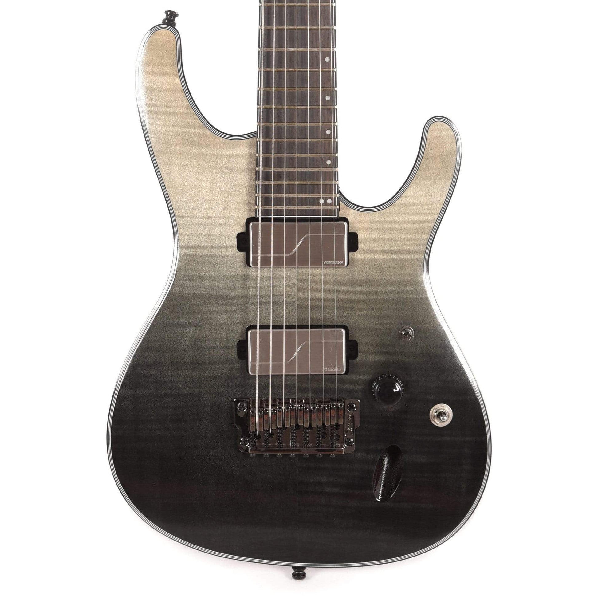 Ibanez S71AL S Axion Label Black Mirage Gradation Low Gloss 7-String Electric Guitars / Solid Body