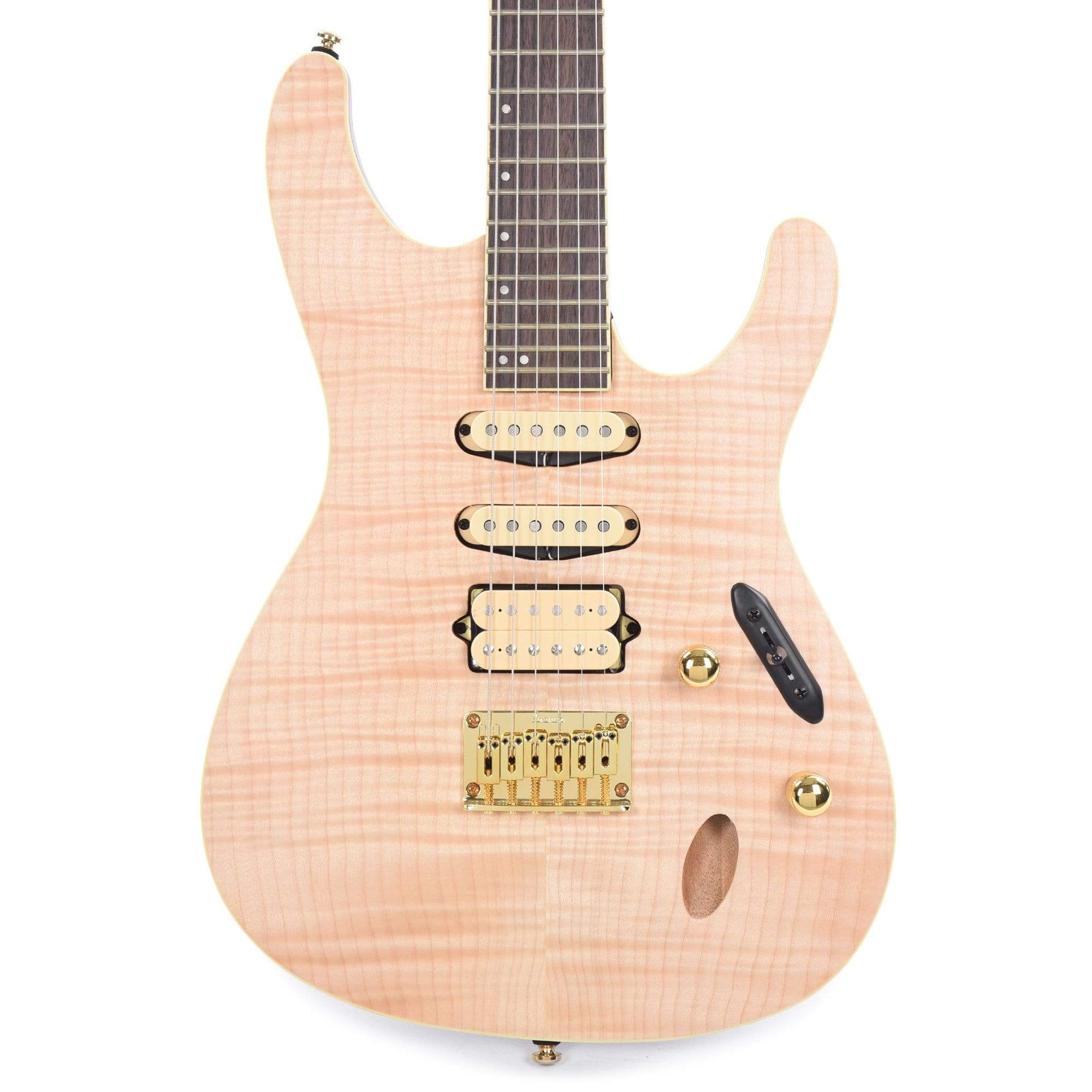 Ibanez SEW761FMNTF Standard Natural Flat Electric Guitars / Solid Body