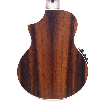 Ibanez UEW13MEE Cutaway Concert Ukulele Macassar Ebony Dark Brown Open Pore Folk Instruments / Ukuleles