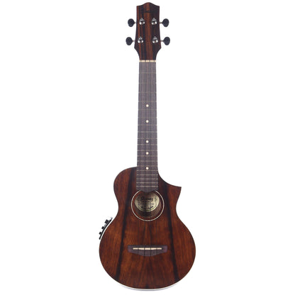Ibanez UEW13MEE Cutaway Concert Ukulele Macassar Ebony Dark Brown Open Pore Folk Instruments / Ukuleles