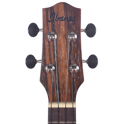 Ibanez UEW13MEE Cutaway Concert Ukulele Macassar Ebony Dark Brown Open Pore Folk Instruments / Ukuleles