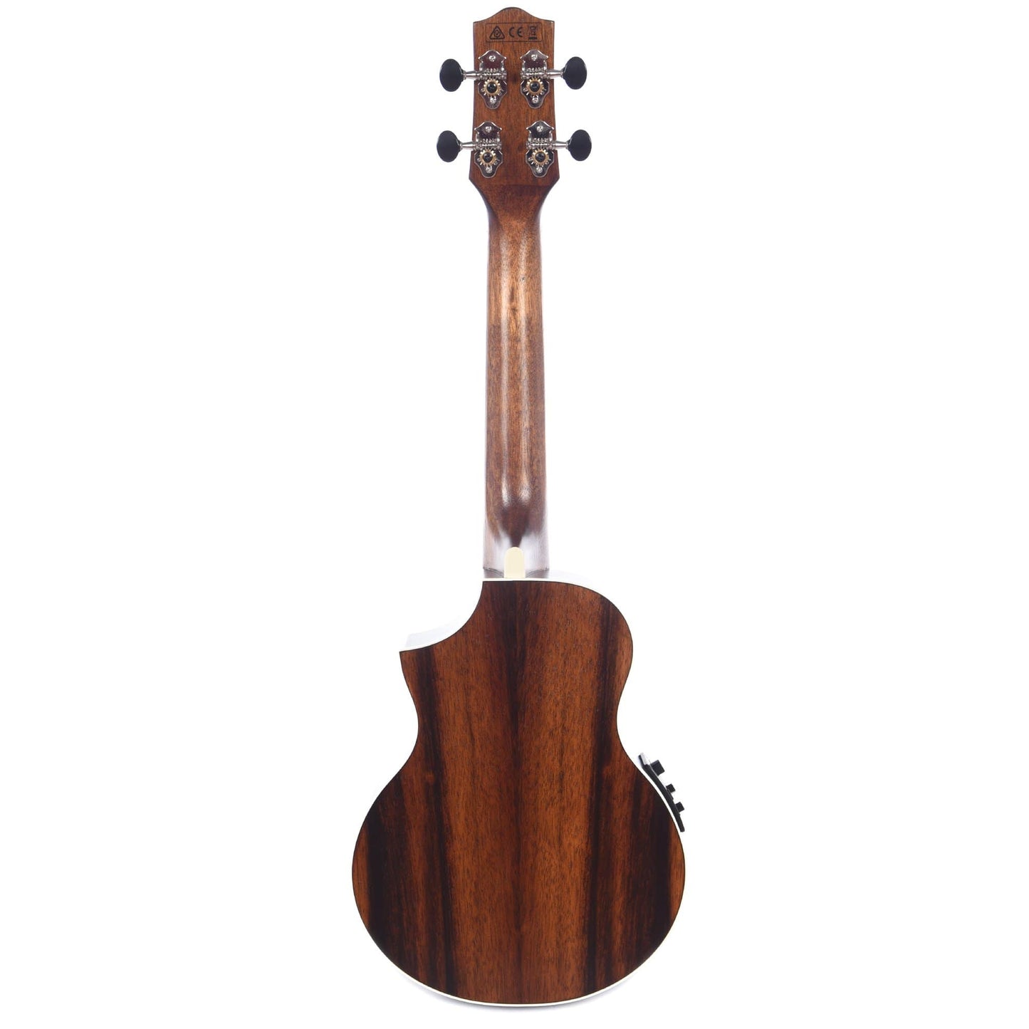Ibanez UEW13MEE Cutaway Concert Ukulele Macassar Ebony Dark Brown Open Pore Folk Instruments / Ukuleles