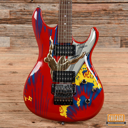 Ibanez JS20S Joe Satriani 20th Anniversary "Silver Surfer" Electric Guitar Red/Blue