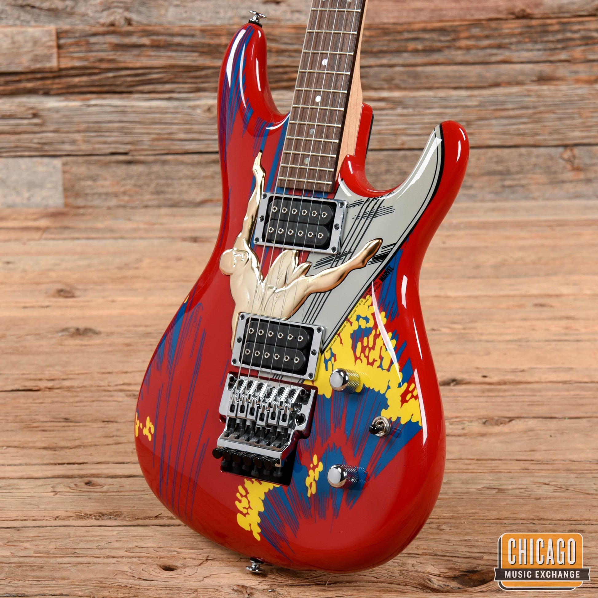 Ibanez JS20S Joe Satriani 20th Anniversary "Silver Surfer" Electric Guitar Red/Blue