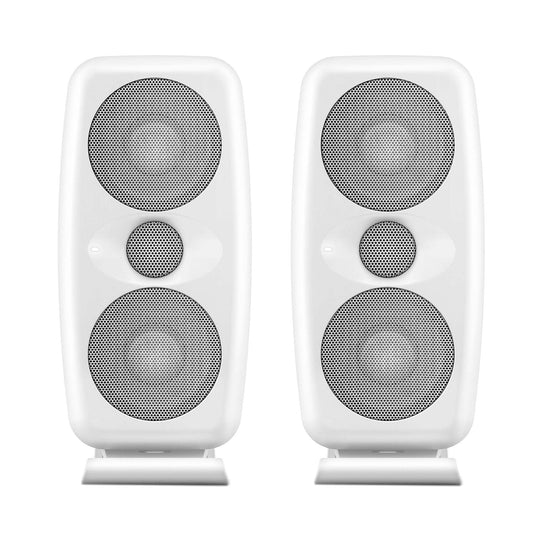 IK Multimedia iLoud MTM Studio Monitor White Pair Bundle Pro Audio / Speakers / Studio Monitors