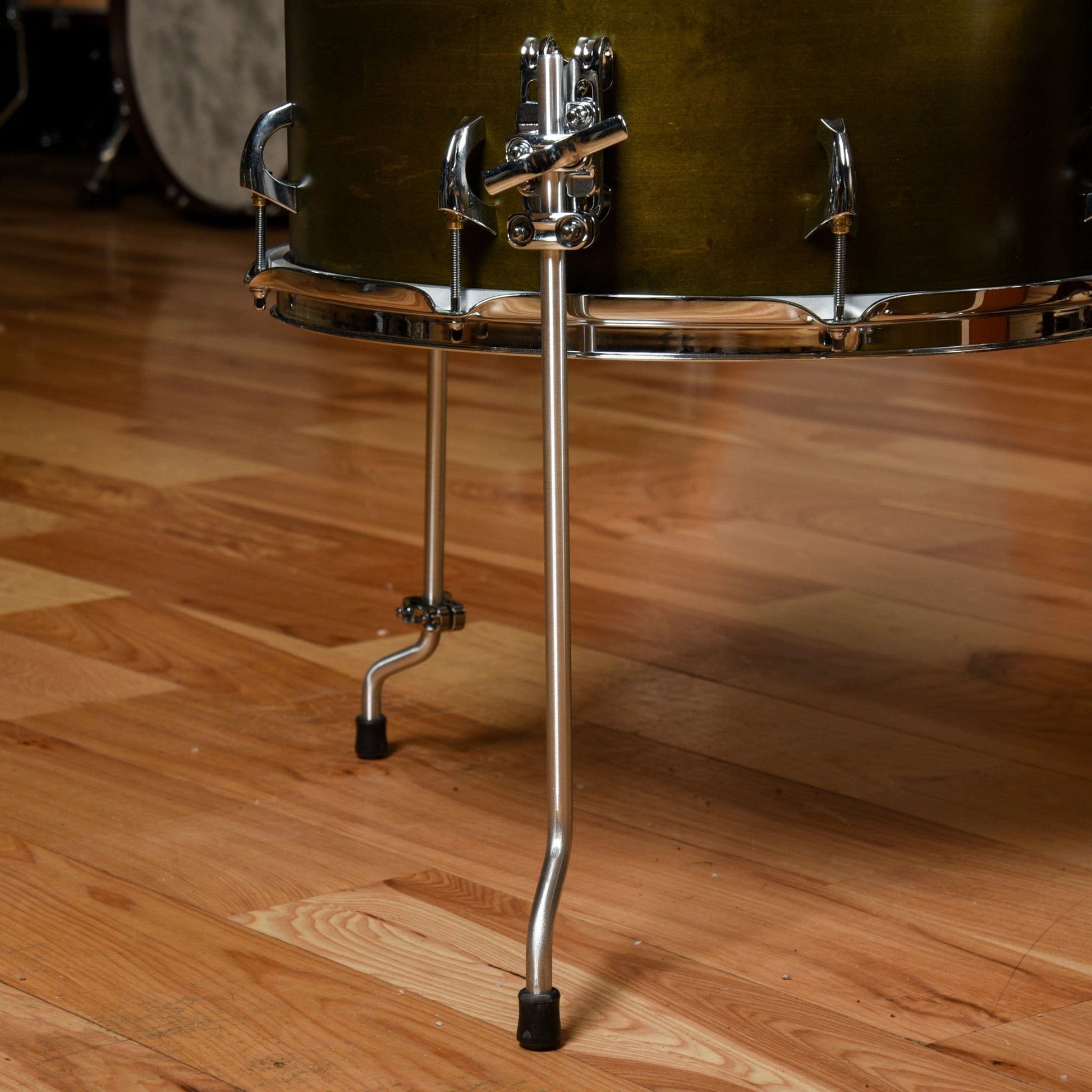 INDe Drum Lab 13/16/24 3pc. Maple Drum Kit Matte Olive Lacquer Drums and Percussion / Acoustic Drums / Full Acoustic Kits