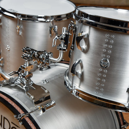 INDe Drum Lab Kalamazoo 12/15/20 3pc. Aluminum Drum Kit Drums and Percussion / Acoustic Drums / Full Acoustic Kits
