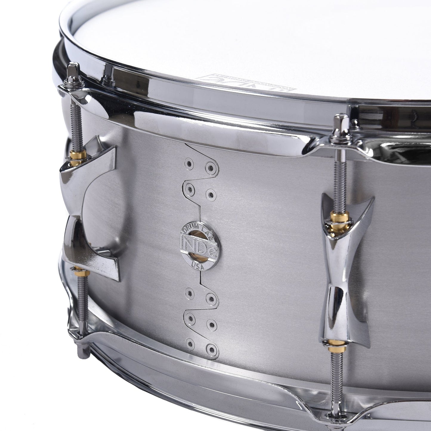INDe Drum Lab 5.5x15 Kalamazoo Series Aluminum Snare Drum Drums and Percussion / Acoustic Drums / Snare