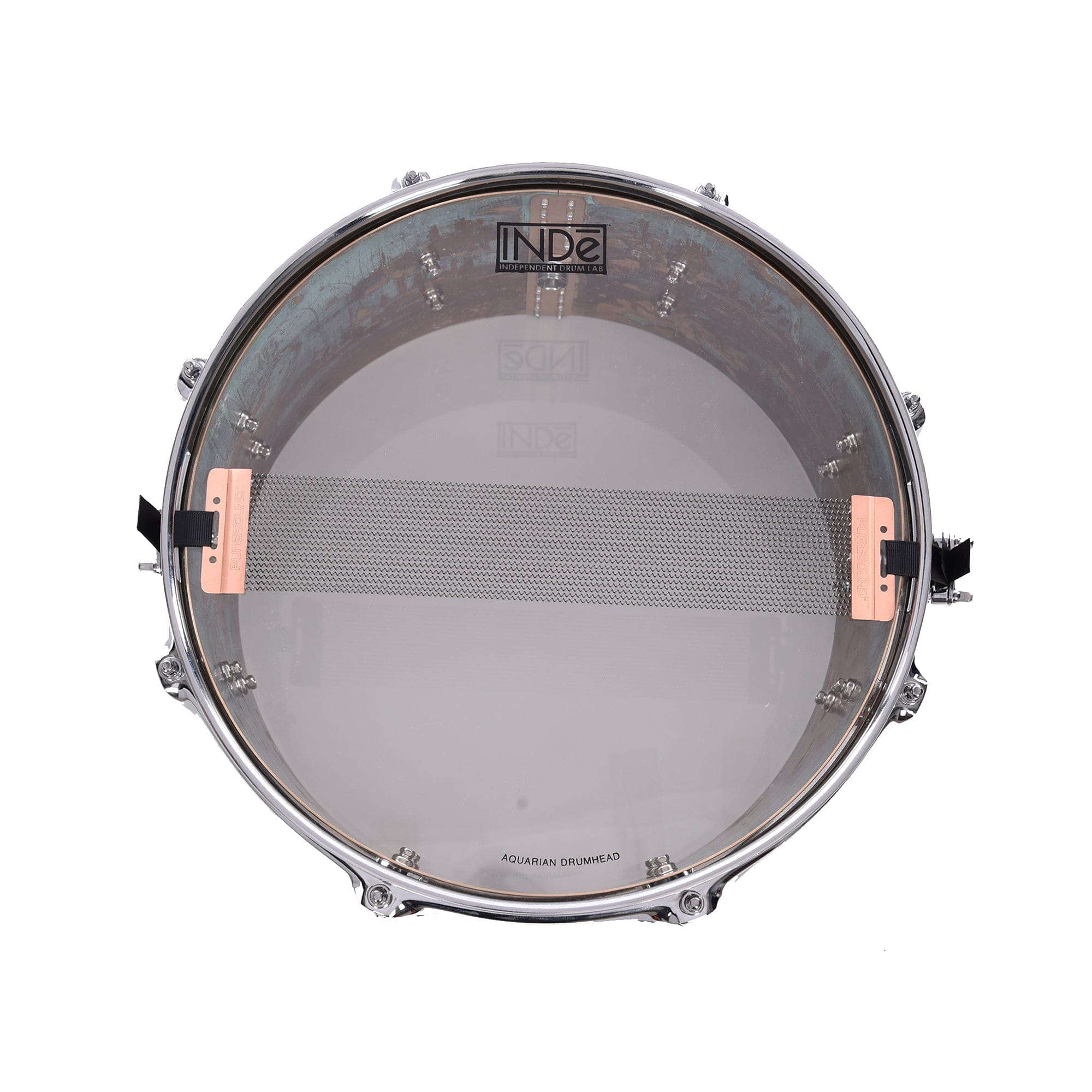 INDe Drum Lab 6.5x13 Kalamazoo Series Oxidized Bronze Snare Drum