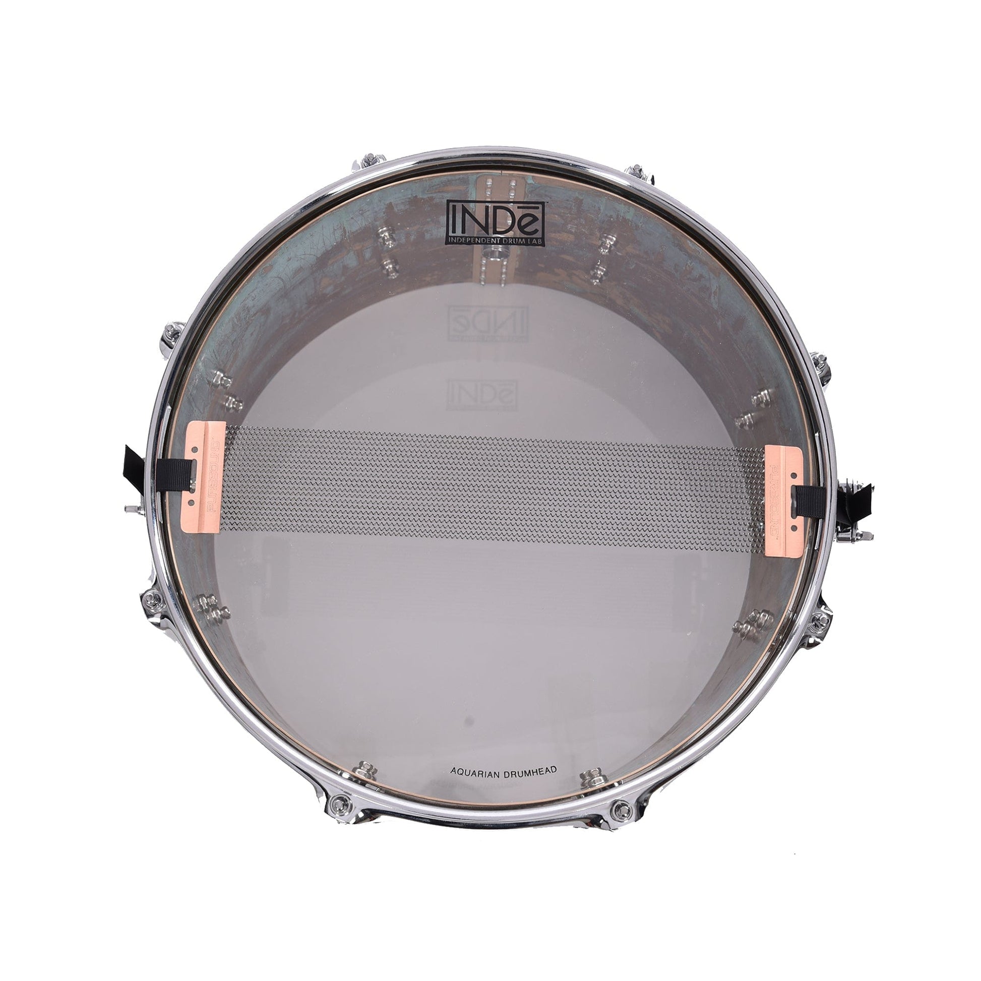 INDe Drum Lab 6.5x13 Kalamazoo Series Oxidized Bronze Snare Drum Drums and Percussion / Acoustic Drums / Snare