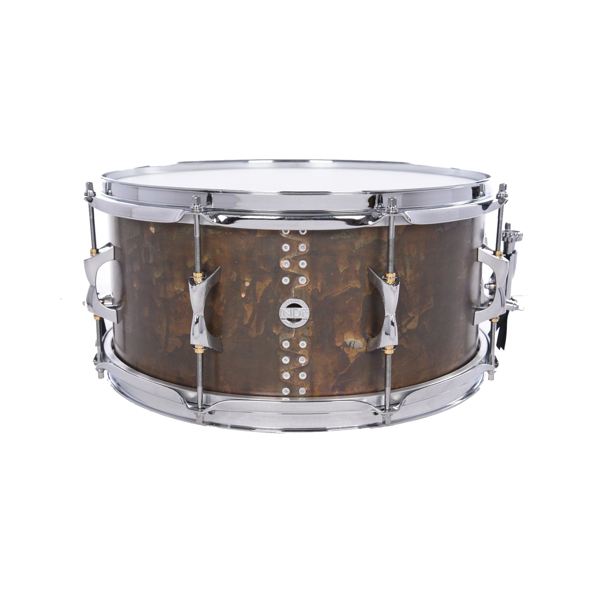 INDe Drum Lab 6.5x14 Kalamazoo Series Oxidized Bronze Snare Drum Drums and Percussion / Acoustic Drums / Snare
