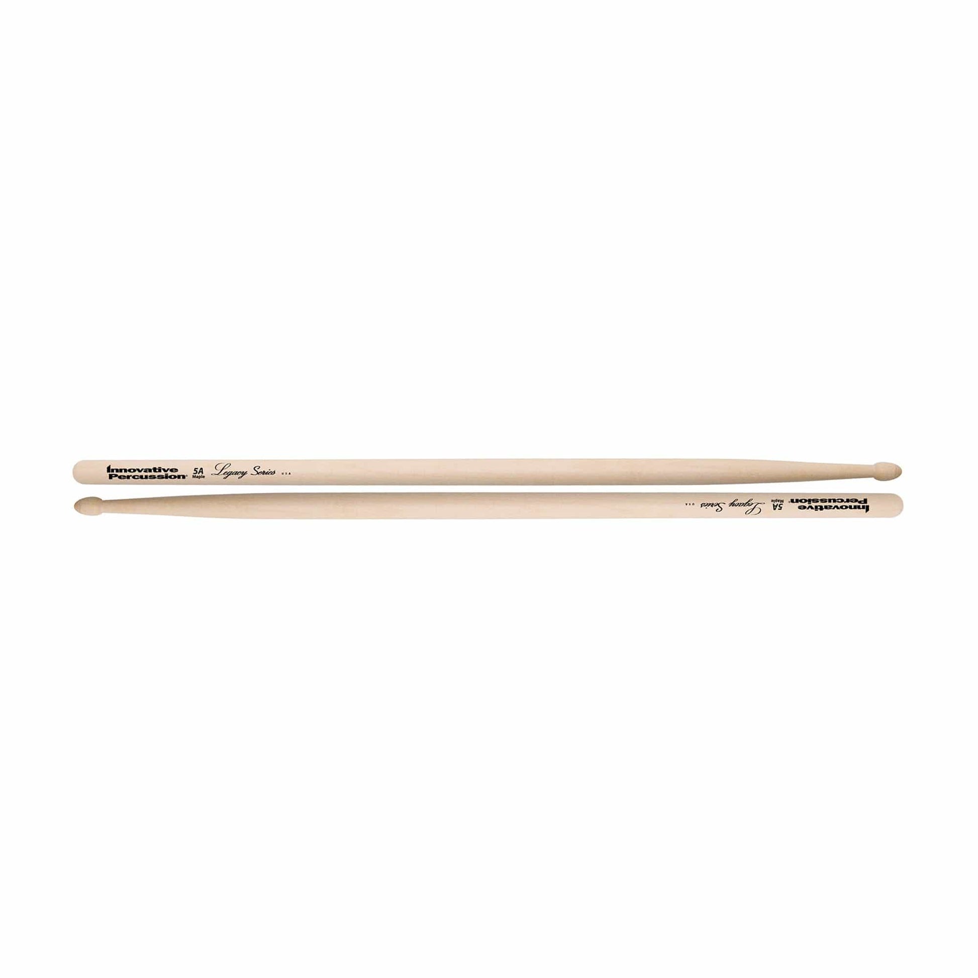 Innovative Percussion Legacy Series 5A Maple Wood Tip Drum Sticks Drums and Percussion / Parts and Accessories / Drum Sticks and Mallets