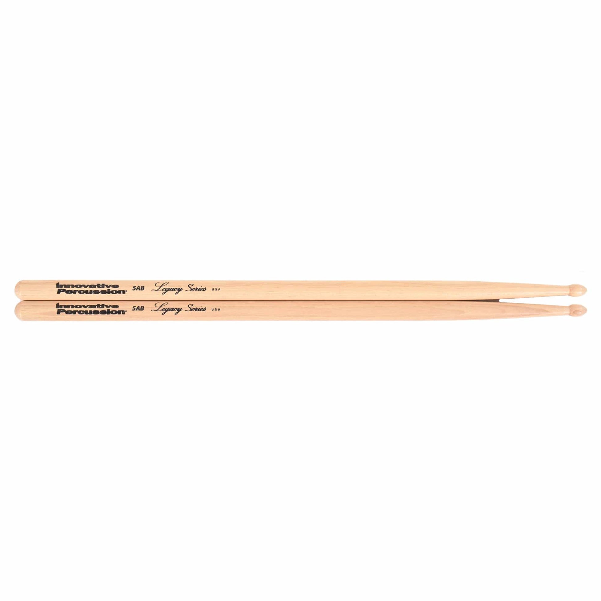Innovative Percussion Legacy Series 5AB Hickory Wood Tip Drum Sticks Drums and Percussion / Parts and Accessories / Drum Sticks and Mallets