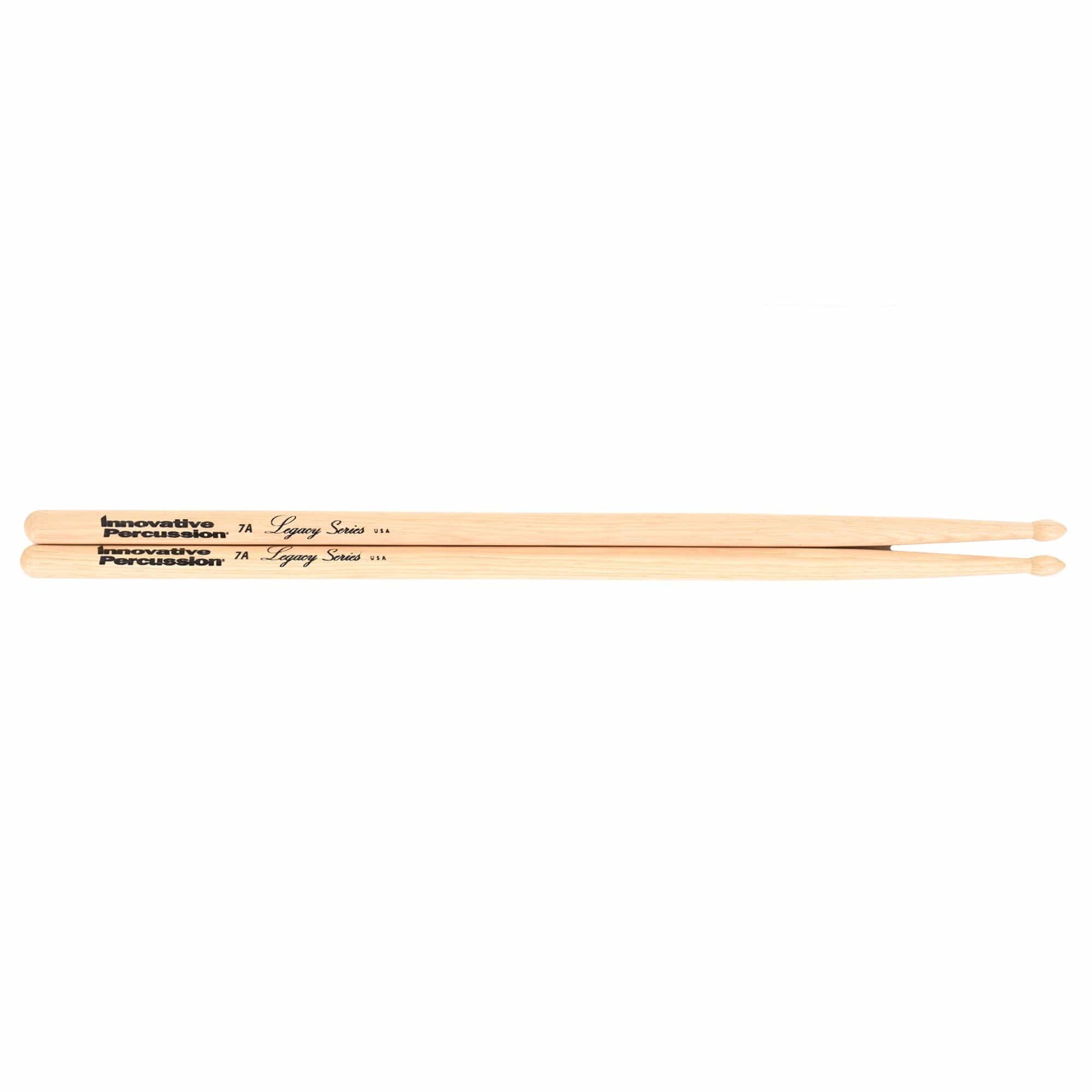 Innovative Percussion Legacy Series 7A Hickory Wood Tip Drum Sticks Drums and Percussion / Parts and Accessories / Drum Sticks and Mallets
