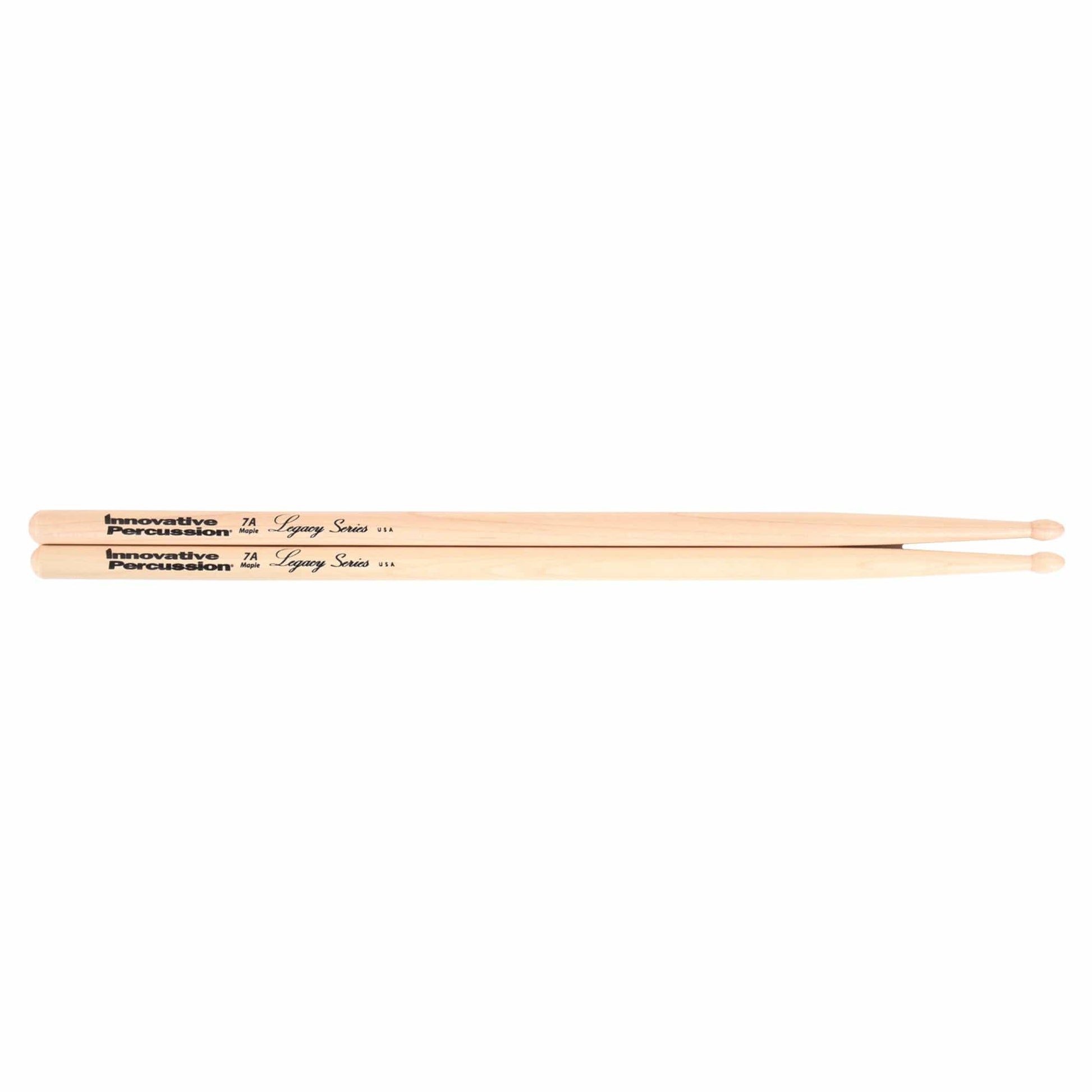 Innovative Percussion Legacy Series 7A Maple Wood Tip Drum Sticks Drums and Percussion / Parts and Accessories / Drum Sticks and Mallets