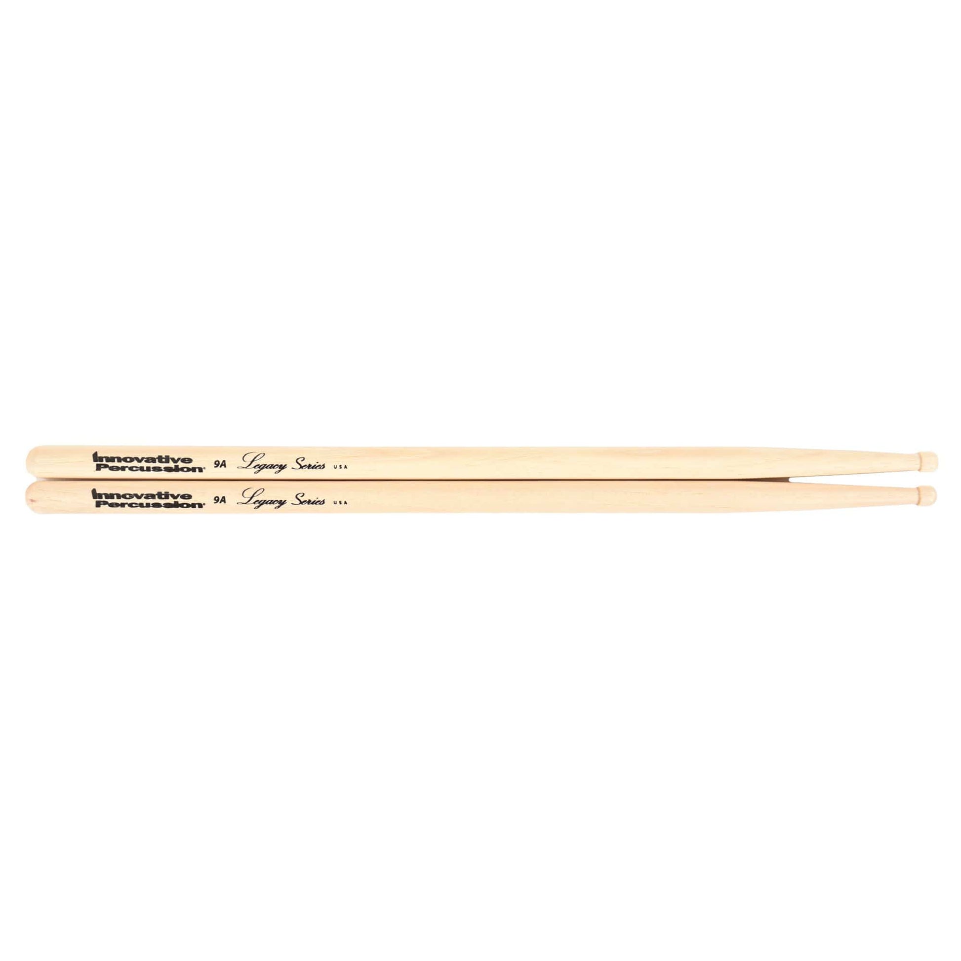 Innovative Percussion Legacy Series 9A Hickory Wood Tip Drum Sticks Drums and Percussion / Parts and Accessories / Drum Sticks and Mallets
