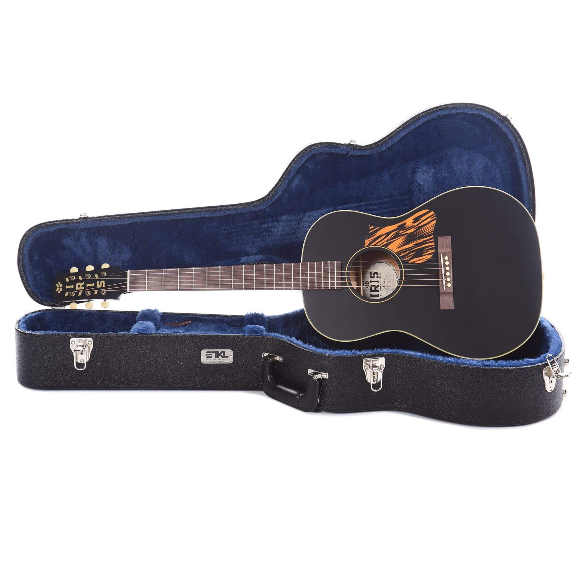 Iris OG Sitka/Mahogany Black Satin Acoustic Guitars / Concert