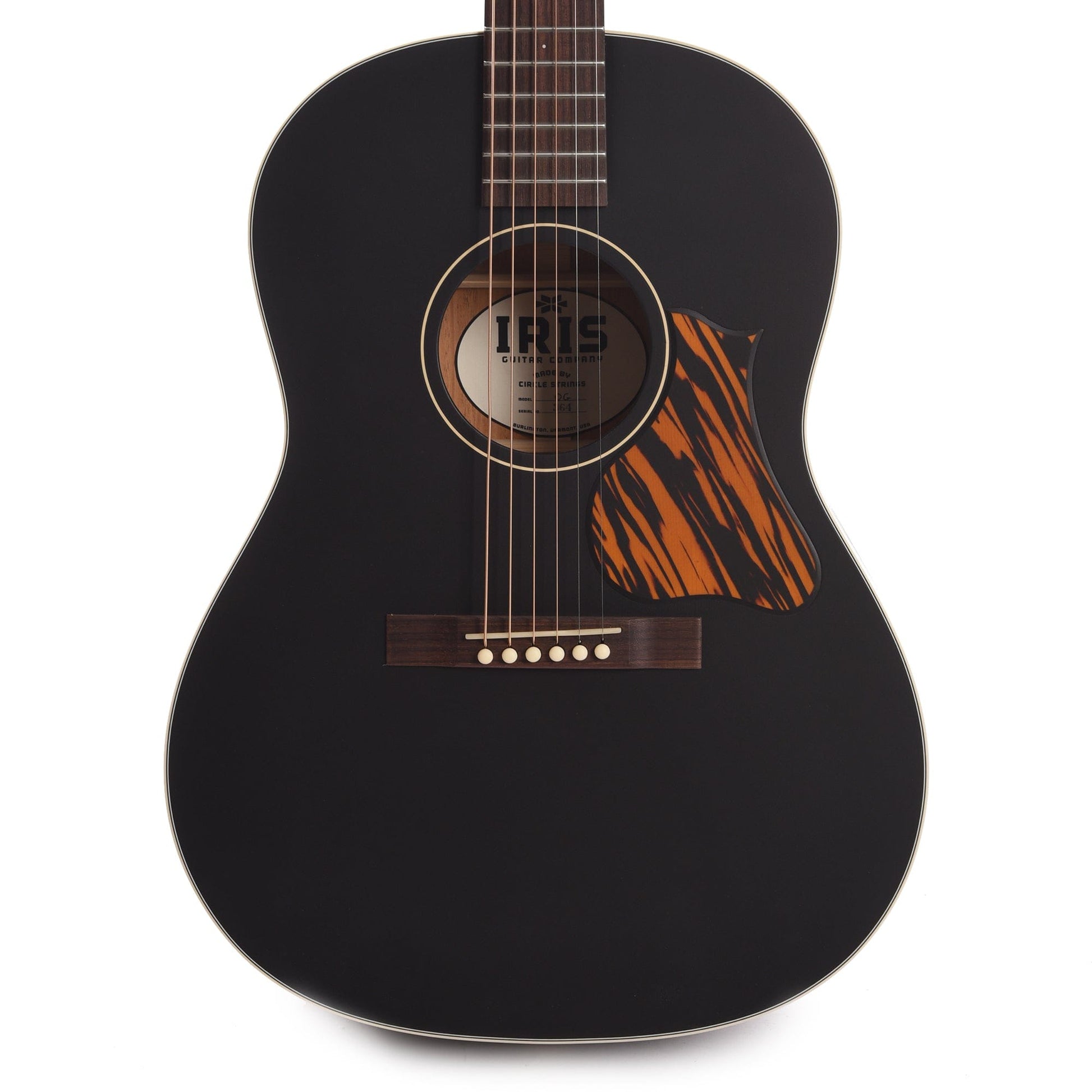 Iris OG Sitka/Mahogany Black Satin Acoustic Guitars / Concert