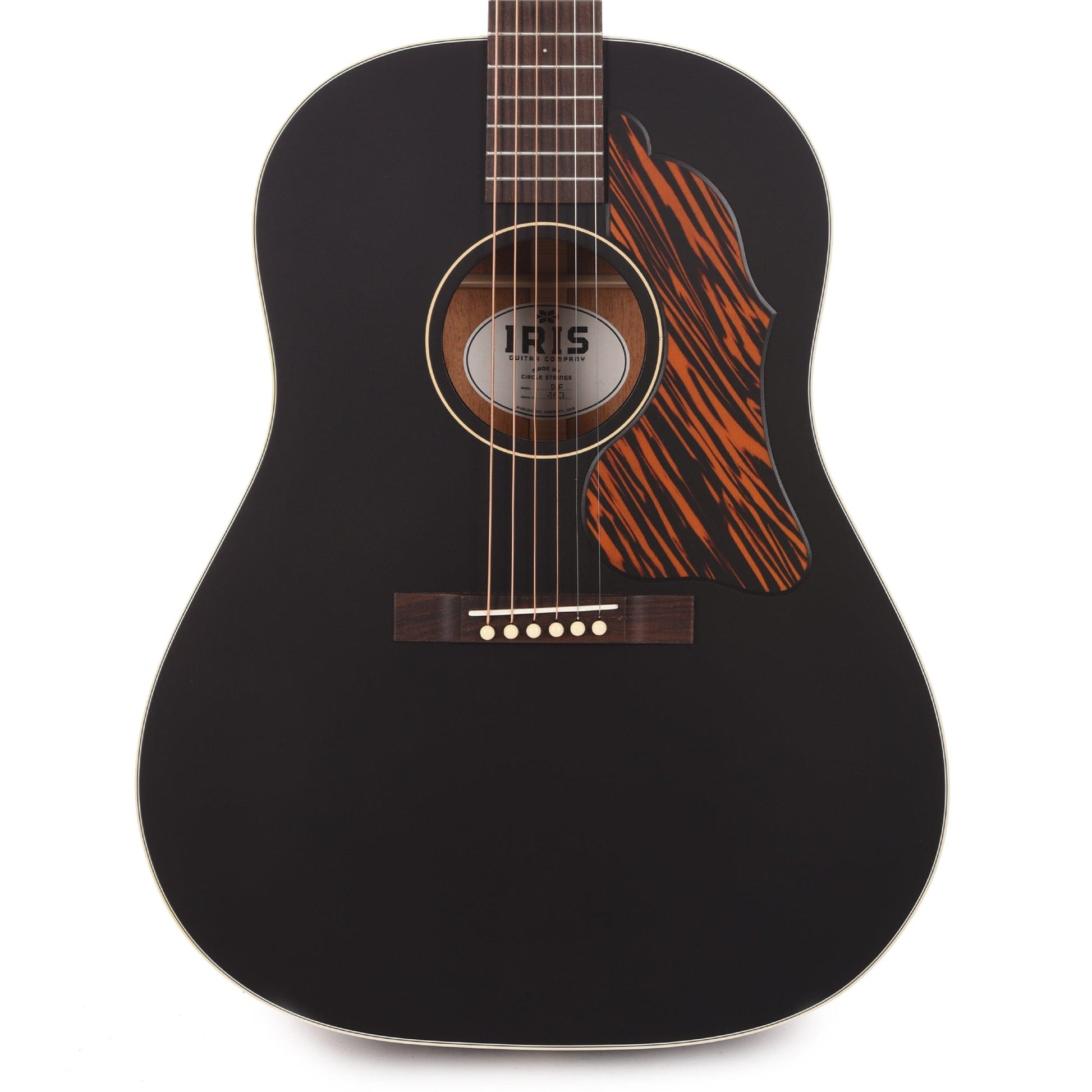 Iris DF Sitka/Mahogany Black Satin Acoustic Guitars / Dreadnought