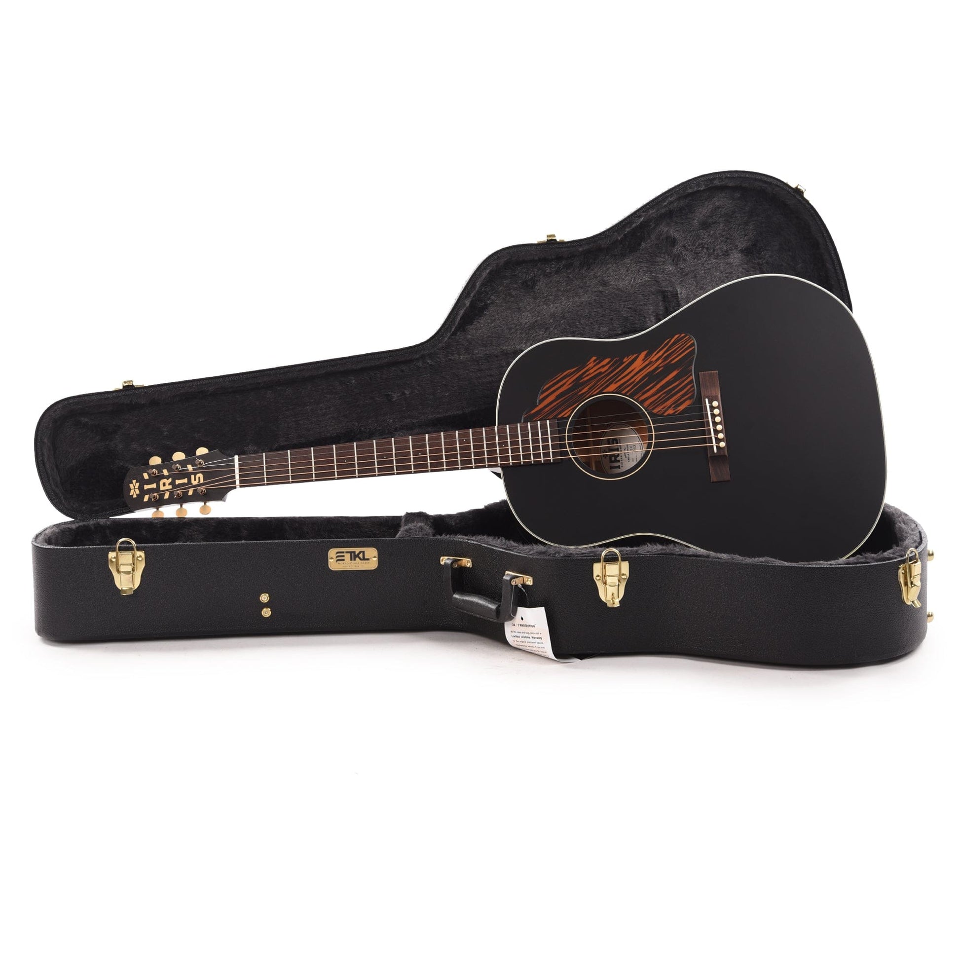Iris DF Sitka/Mahogany Black Satin Acoustic Guitars / Dreadnought