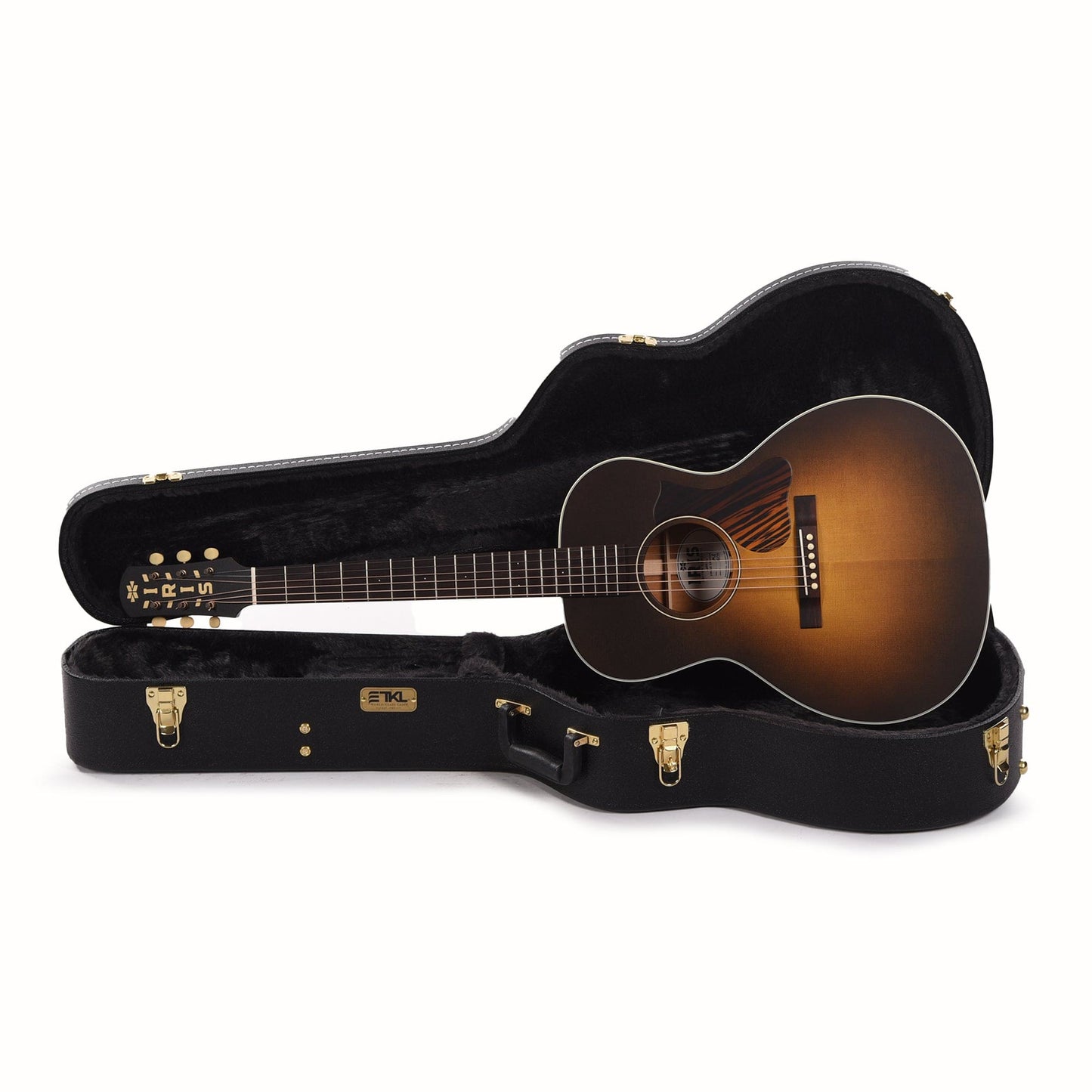 Iris MS-00 Adirondack/Mahogany Cremona Burst Acoustic Guitars / Parlor