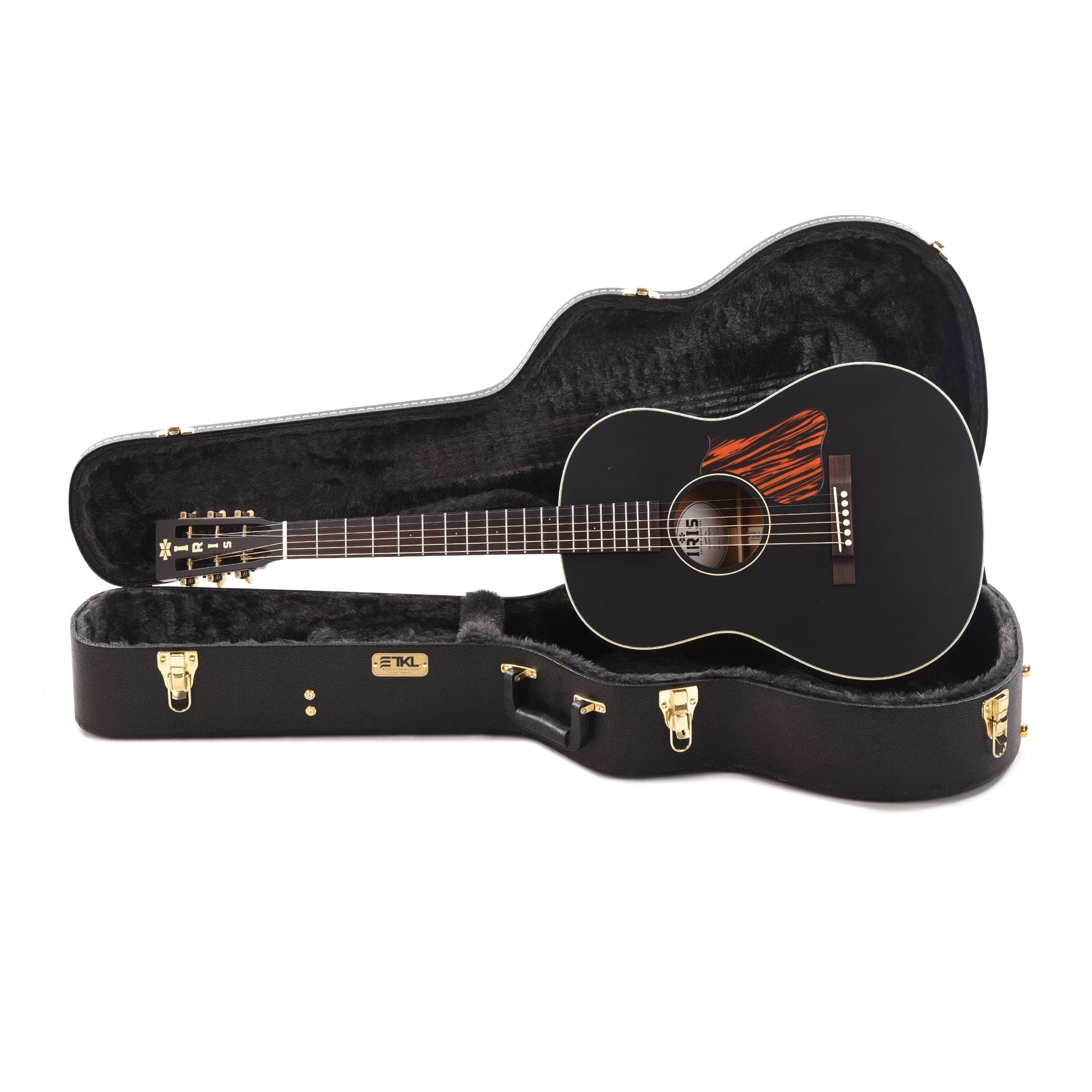 Iris OG 12-Fret Sitka/Mahogany Black Satin Acoustic Guitars / Parlor