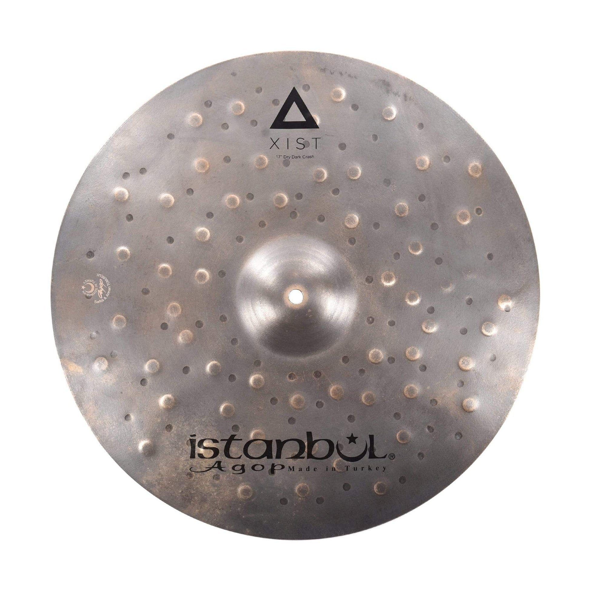 Istanbul Agop 17" Xist Dry Dark Crash Cymbal Drums and Percussion / Cymbals / Crash