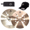 Istanbul Agop 20/22" Xist Ion Crash Cymbal Set w/CDE Logo Hat & Stick Bag Drums and Percussion / Cymbals / Crash
