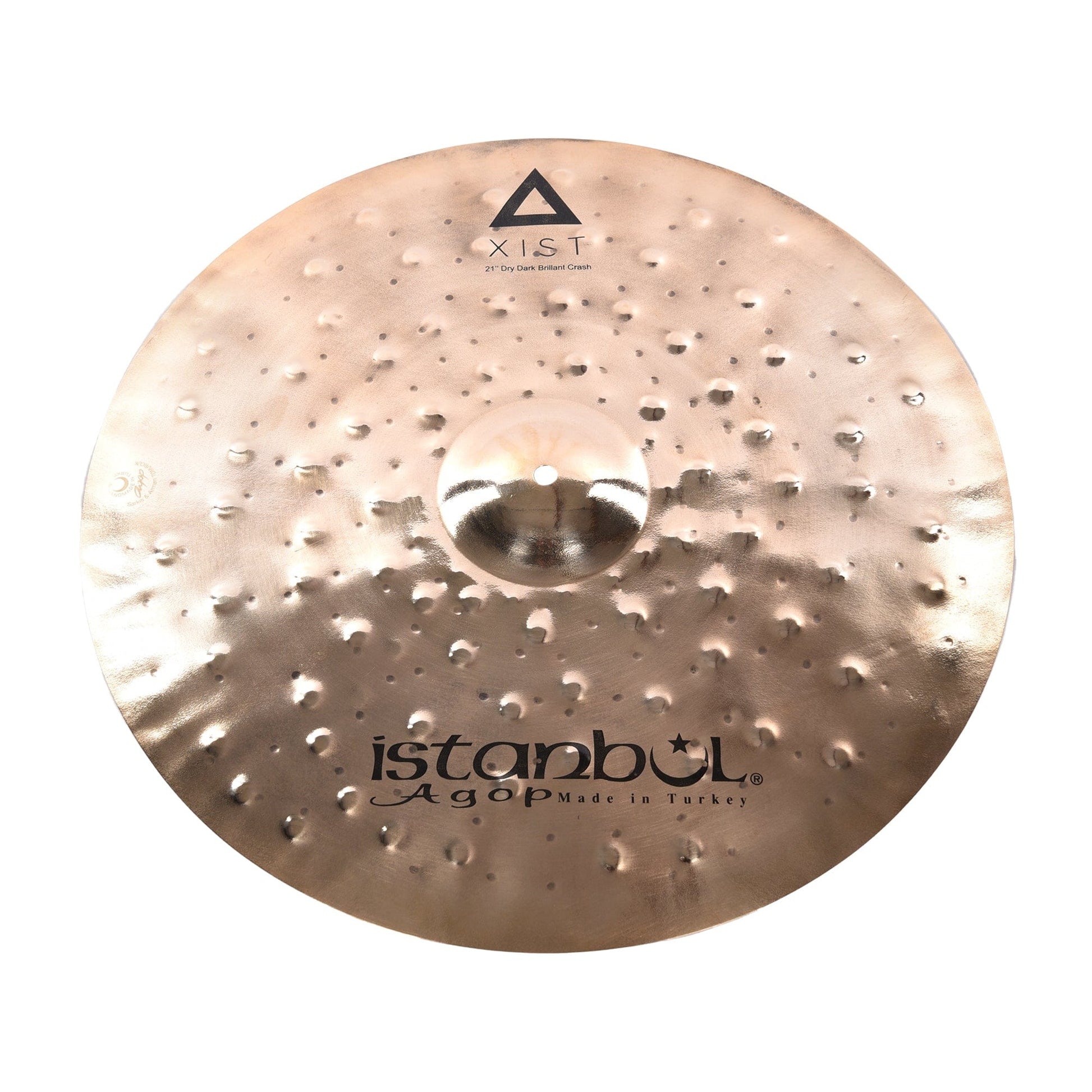 Istanbul Agop 21" Xist Dry Dark Brilliant Crash Cymbal Drums and Percussion / Cymbals / Crash