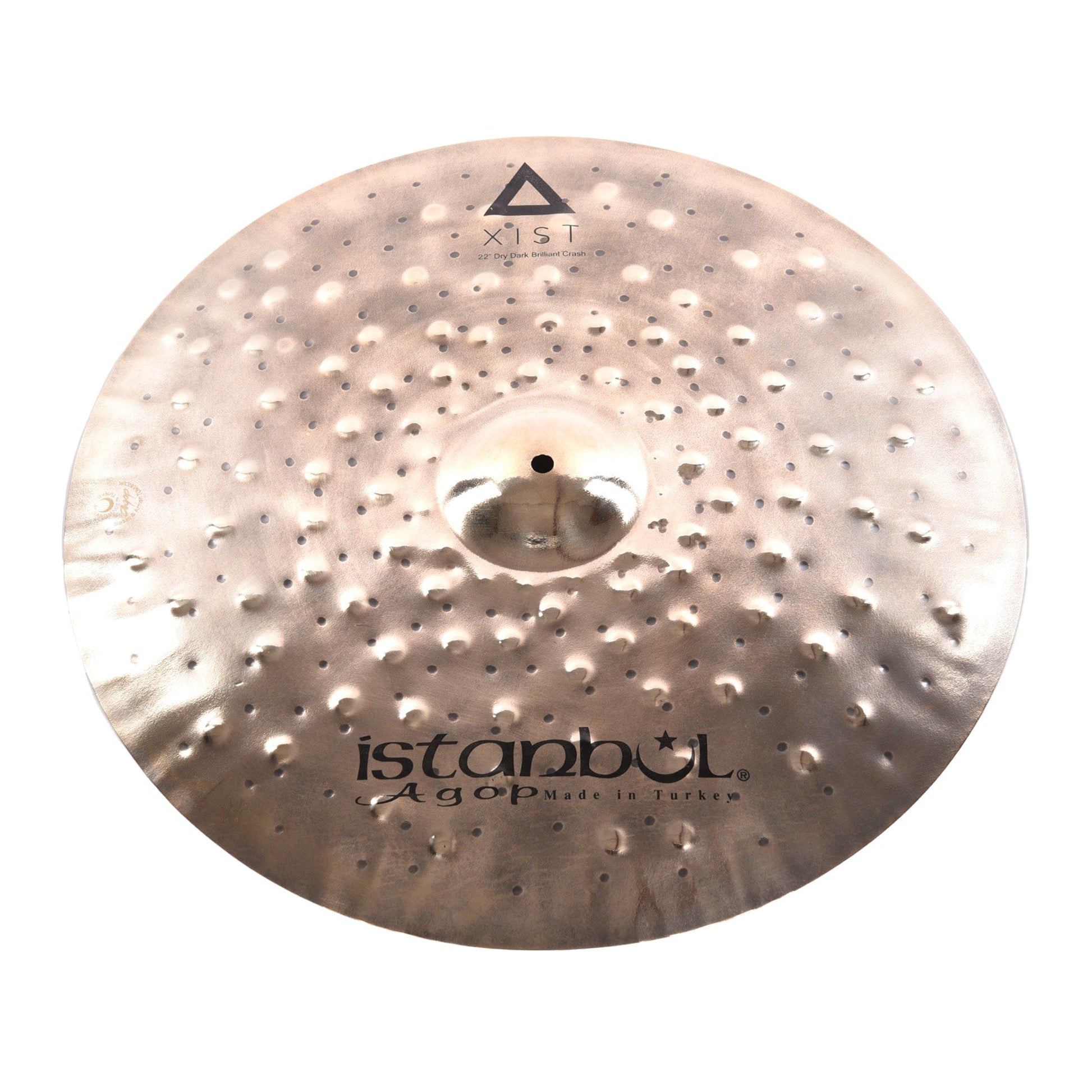 Istanbul Agop 22" Xist Dry Dark Brilliant Crash Cymbal Drums and Percussion / Cymbals / Crash