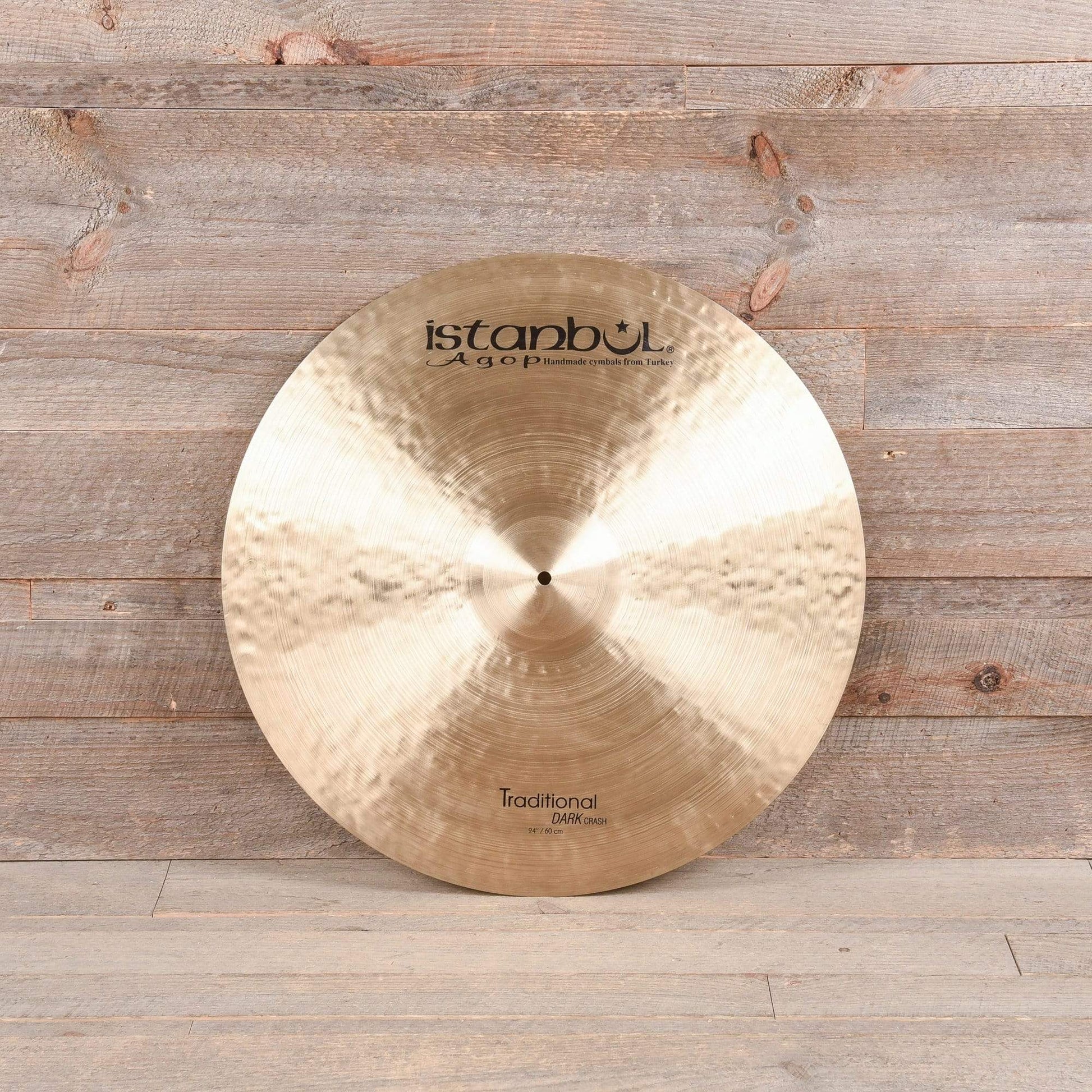 Istanbul Agop 24" Traditional Dark Crash Cymbal Drums and Percussion / Cymbals / Crash