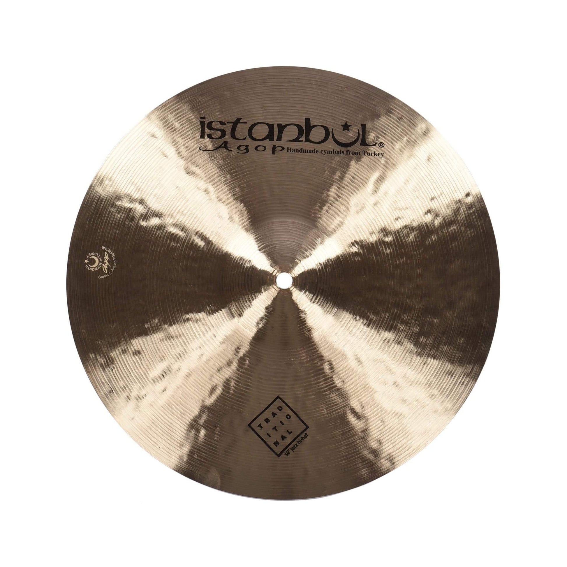 Istanbul Agop 14" Traditional Jazz Hi-Hat Pair Drums and Percussion / Cymbals / Hi-Hats