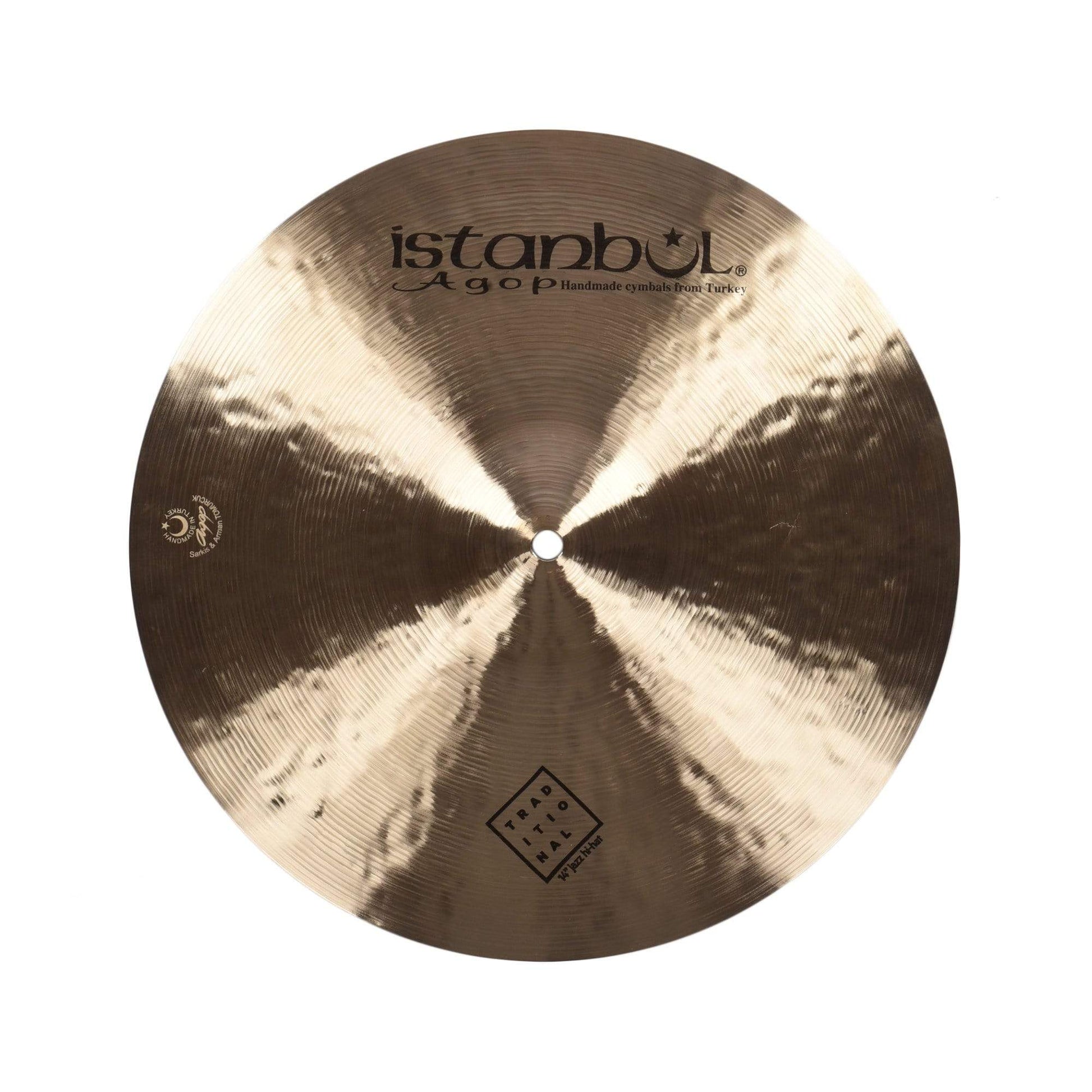 Istanbul Agop 14" Traditional Jazz Hi-Hat Pair Drums and Percussion / Cymbals / Hi-Hats