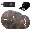 Istanbul Agop 15/19/21" Xist Dark Ion Cymbal Set w/CDE Logo Hat & Stick Bag Drums and Percussion / Cymbals / Hi-Hats
