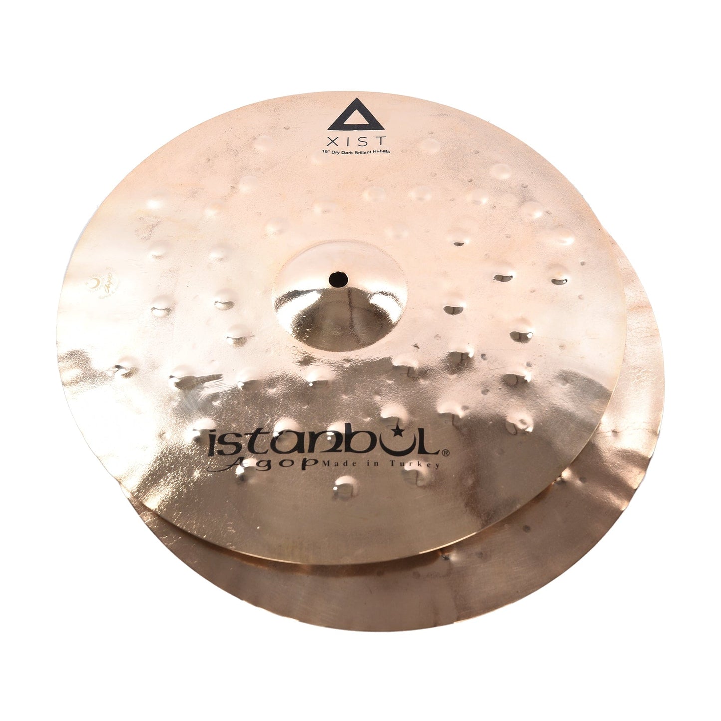 Istanbul Agop 15" Xist Dry Dark Brilliant Hi-Hat Pair Drums and Percussion / Cymbals / Hi-Hats