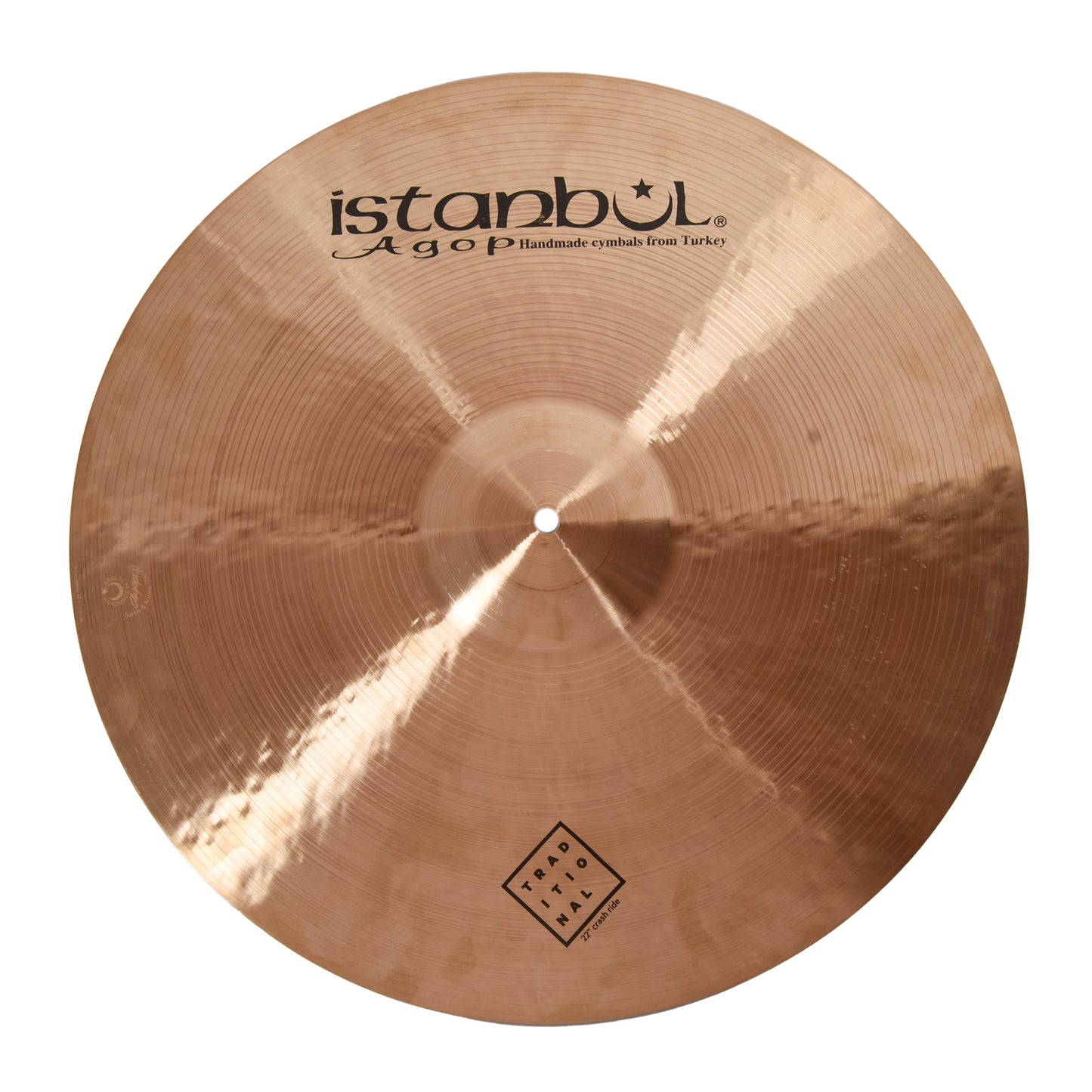 Istanbul Agop 22" Traditional Crash Ride Drums and Percussion / Cymbals / Ride