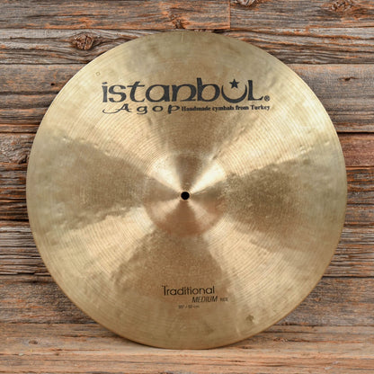 Istanbul Agop 20" Traditional Medium Ride USED Drums and Percussion